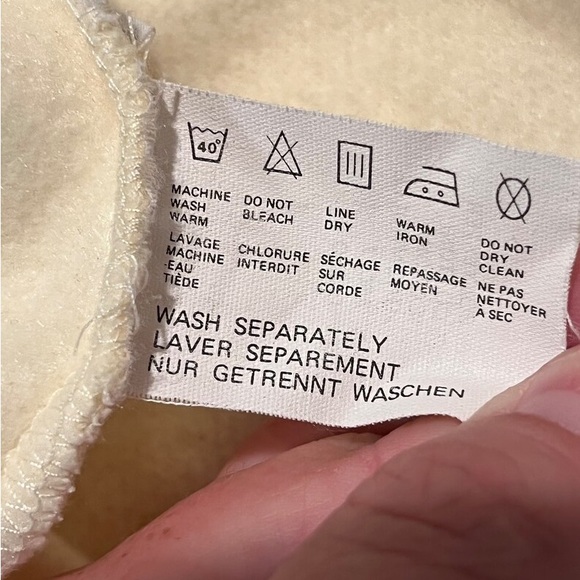 80s ESPIRT SPORT Hooded Sweater Mini Dress, Pale Butter Yellow Sweatshirt Dress - Picture 8 of 9